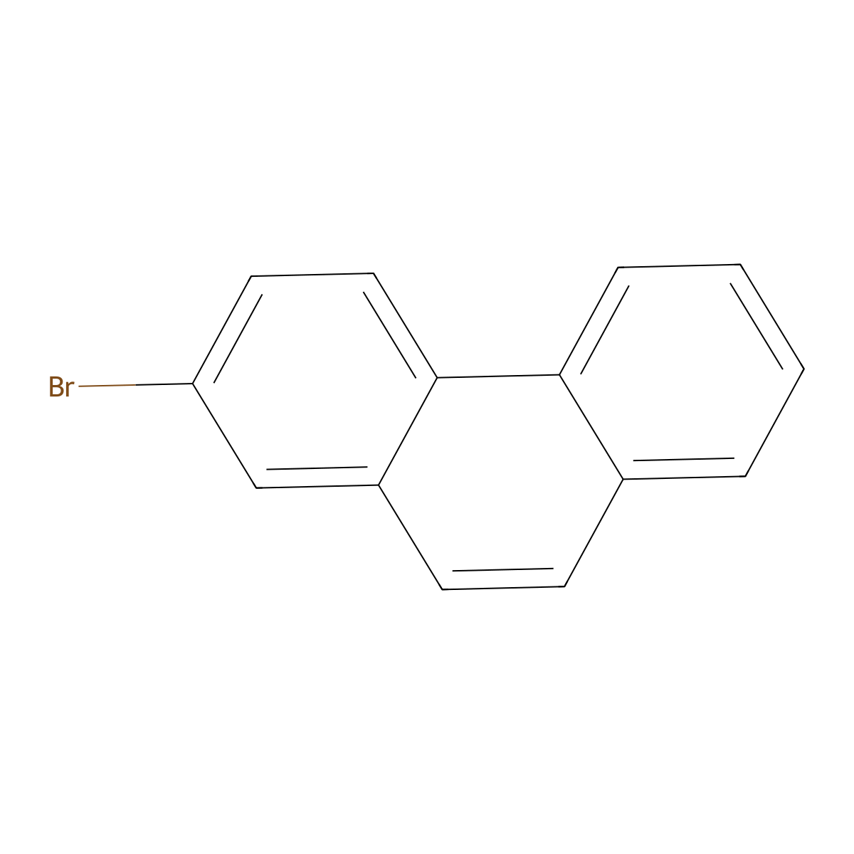 2-Bromophenanthrene molecular structure, CAS 62162-97-4