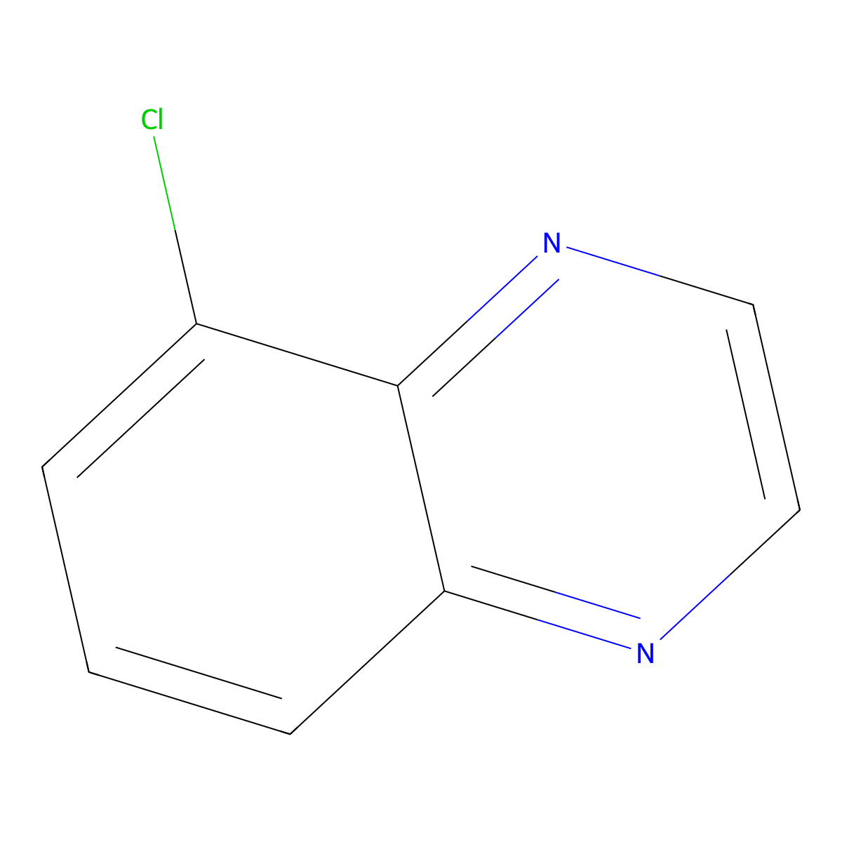 5-Chloroquinoxaline molecular structure, CAS 62163-09-1