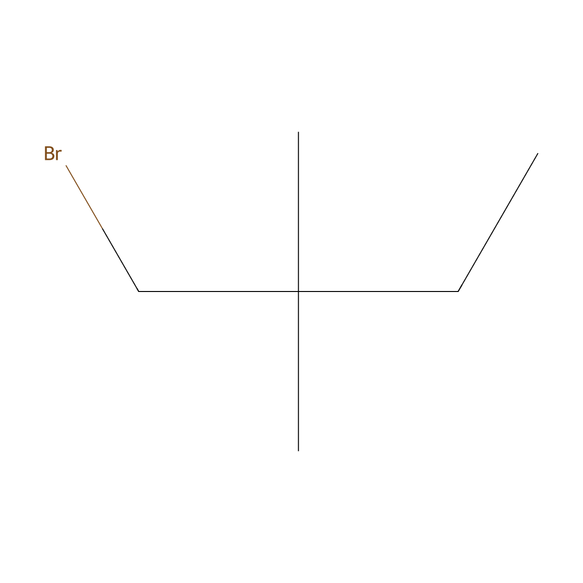 1-Bromo-2,2-dimethylbutane molecular structure, CAS 62168-42-7