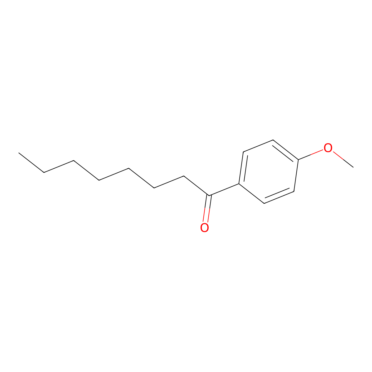 1-(4-Methoxyphenyl)octan-1-one molecular structure, CAS 62170-25-6