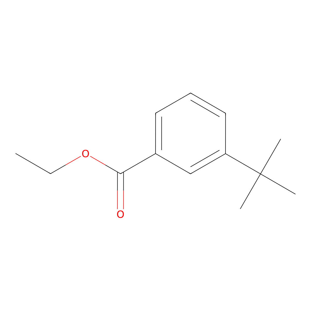 Ethyl 3-tert-butylbenzoate molecular structure, CAS 62171-57-7
