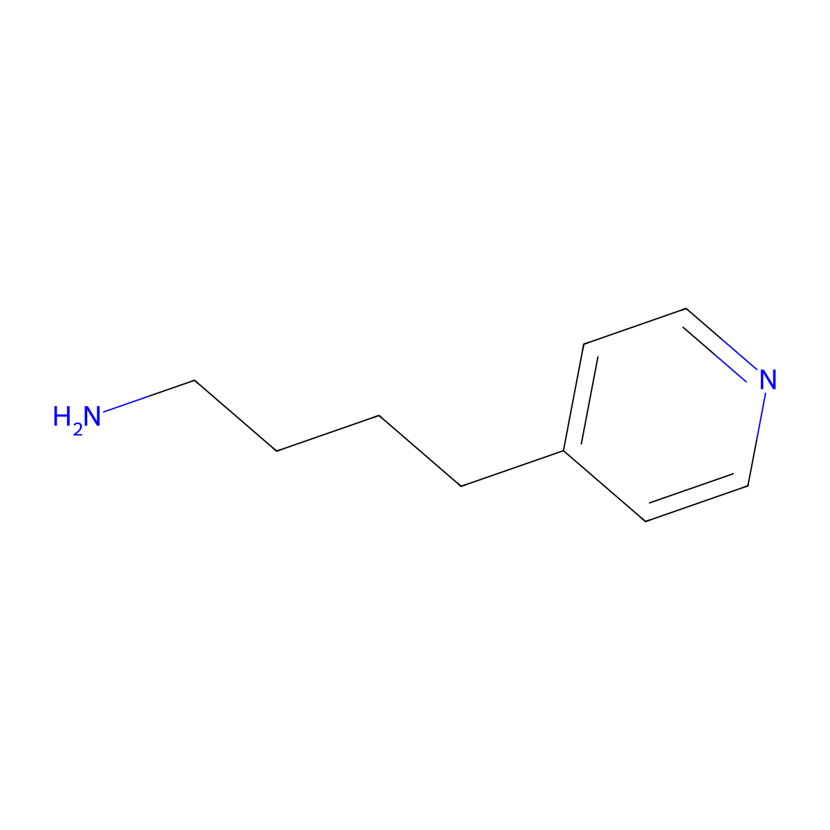 4-(Pyridin-4-yl)butan-1-amine molecular structure, CAS 62174-83-8