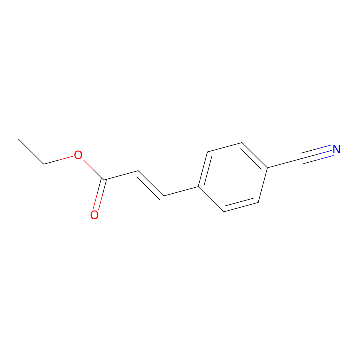 Ethyl 4-Cyanocinnamate molecular structure, CAS 62174-99-6