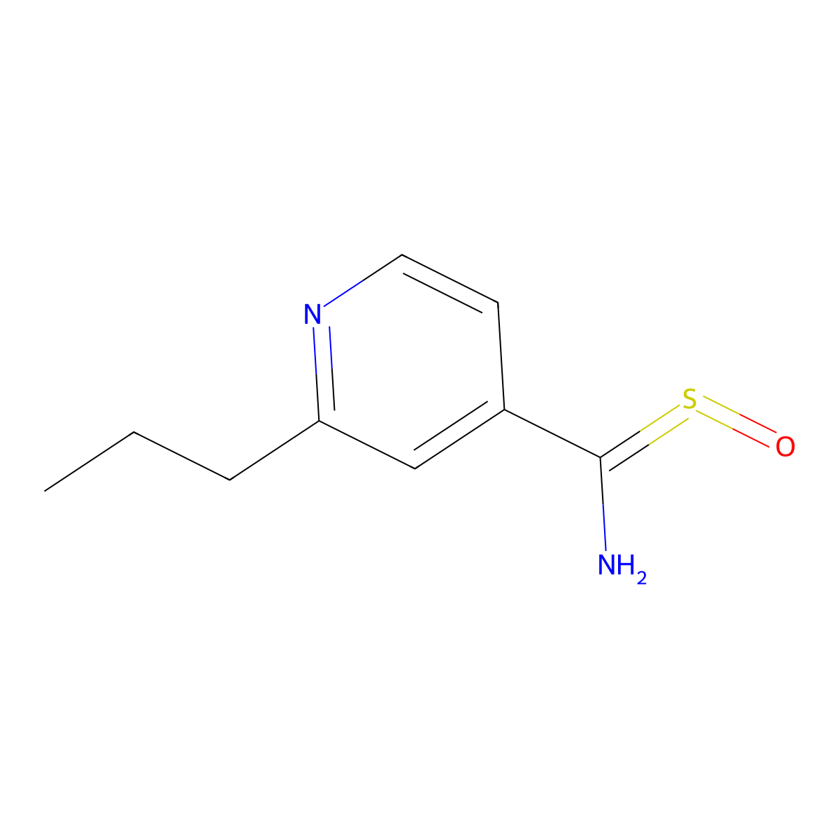 prothionamide-S-oxide molecular structure, CAS 62178-61-4
