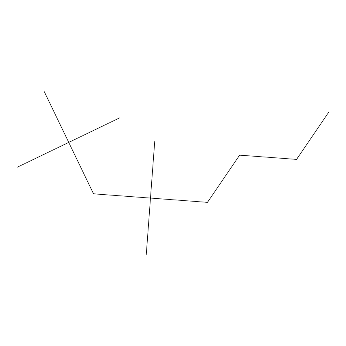 Octane, 2,2,4,4-tetramethyl- molecular structure, CAS 62183-79-3