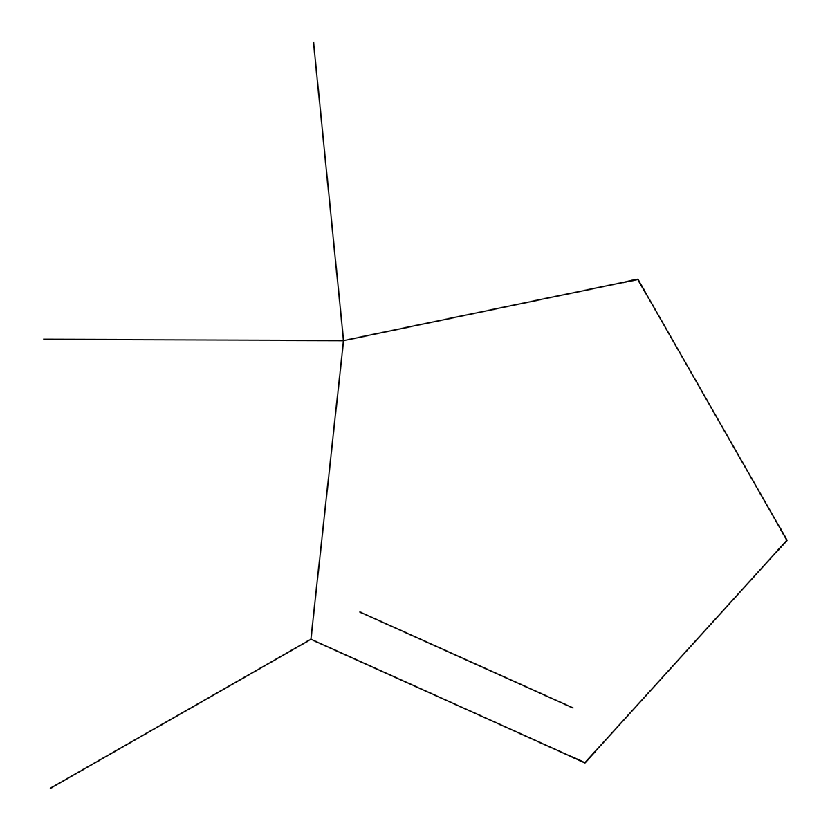 1,5,5-Trimethylcyclopentene molecular structure, CAS 62184-83-2