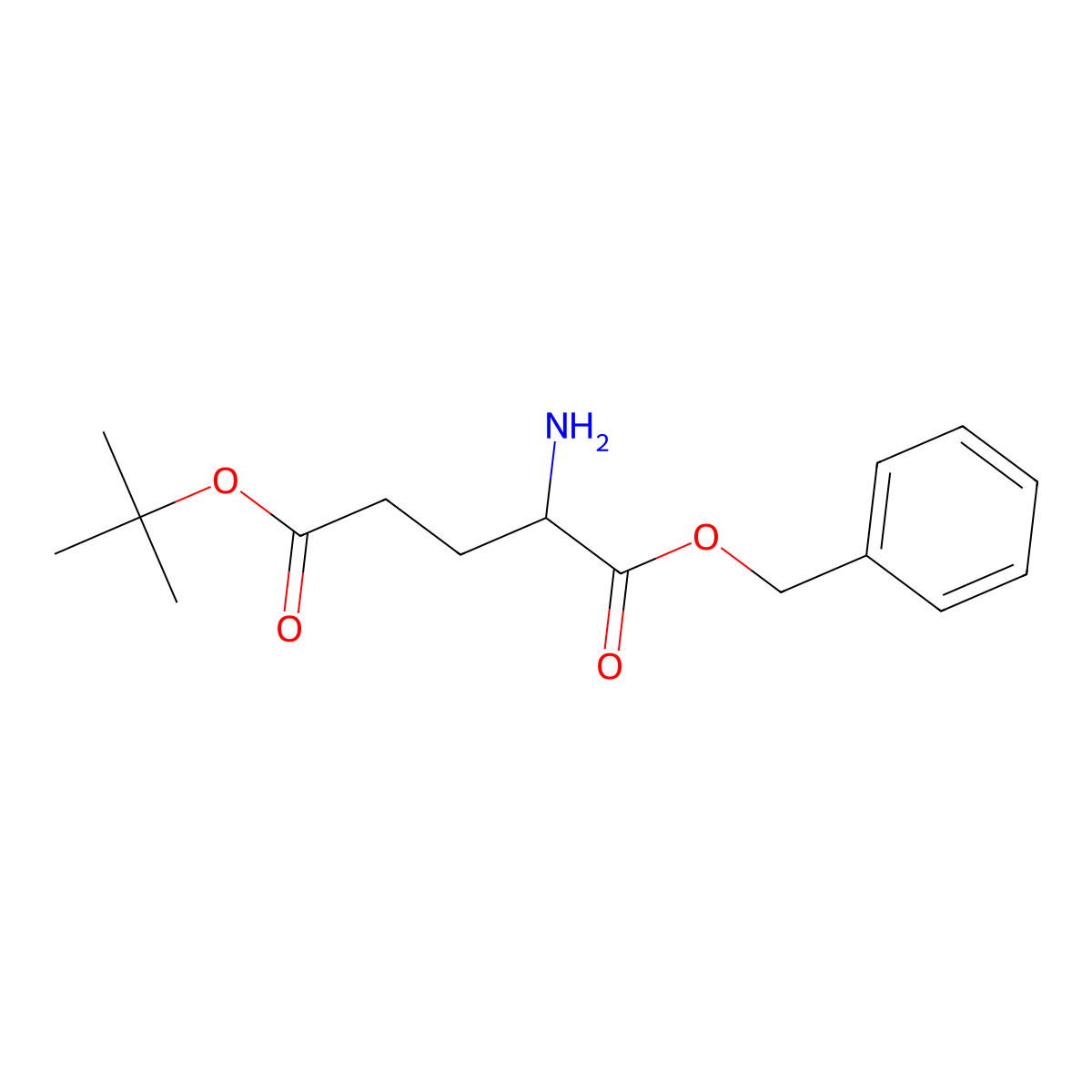 1-Benzyl 5-tert-butyl L-glutamate molecular structure, CAS 62188-74-3