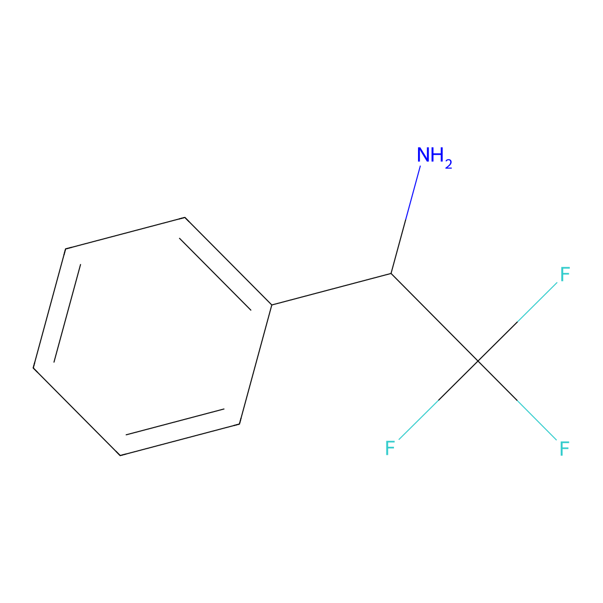 (S)-alpha-(Trifluoromethyl)benzylamine molecular structure, CAS 62197-94-8
