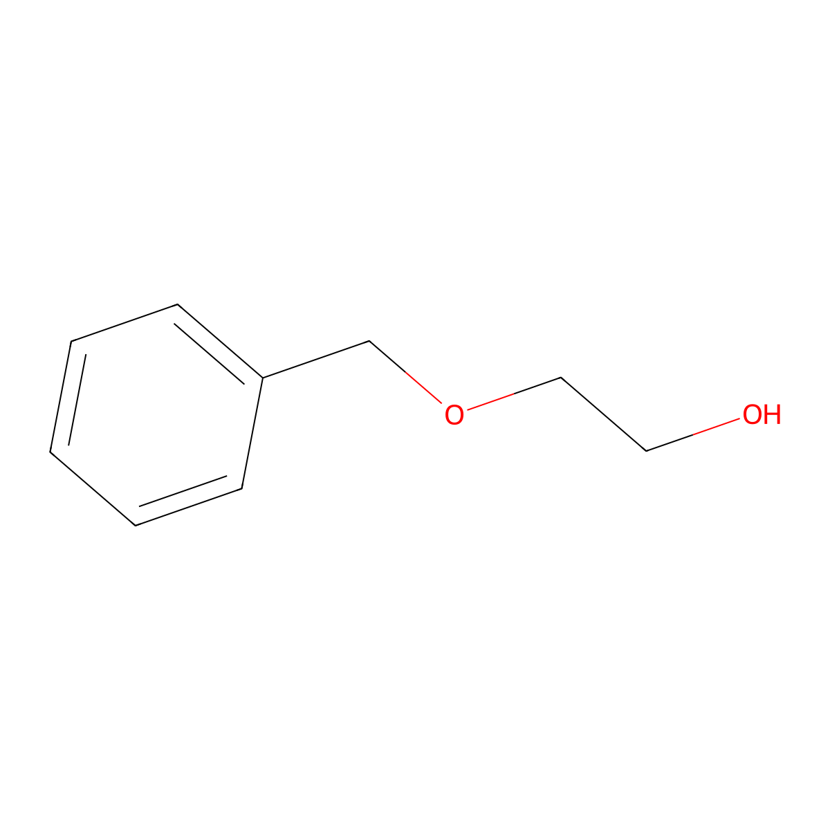 2-(Benzyloxy) ethanol molecular structure, CAS 622-08-2