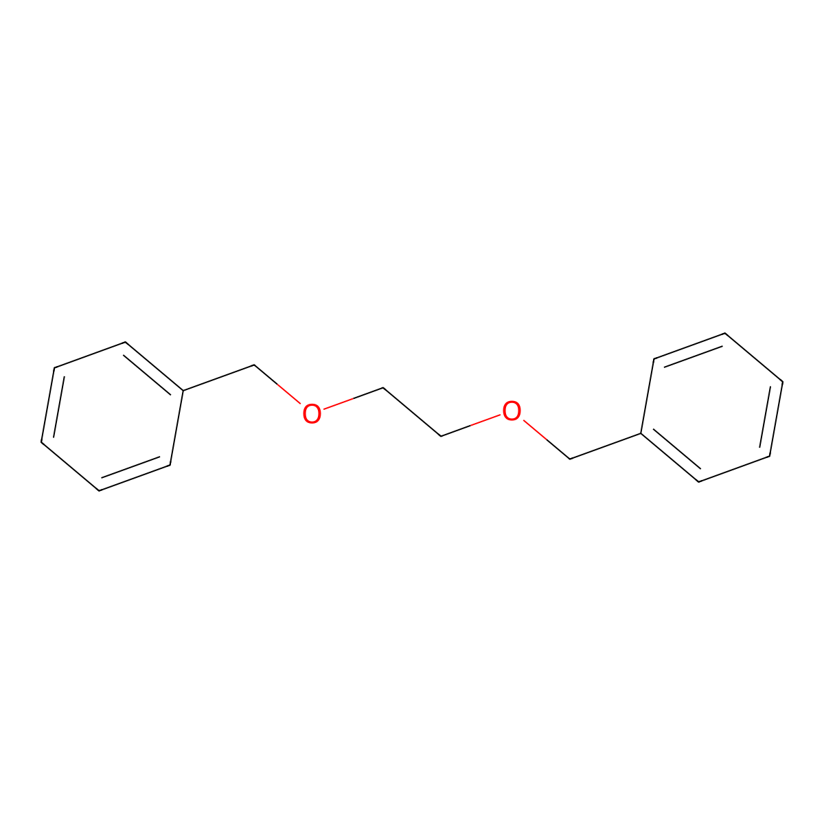 Ethylene Glycol Dibenzyl Ether molecular structure, CAS 622-22-0