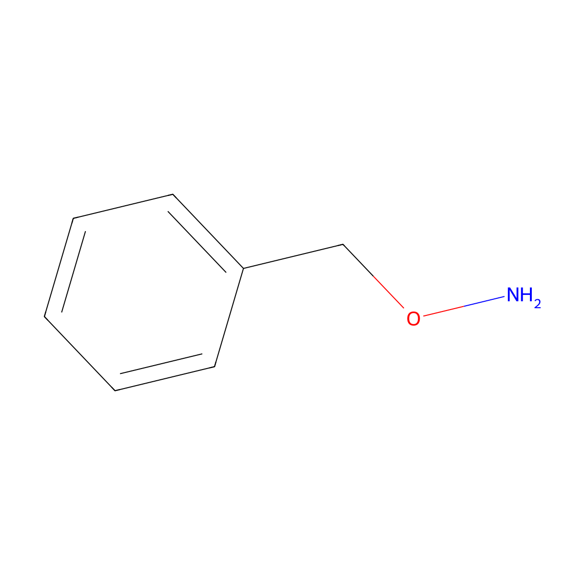O-Benzylhydroxylamine molecular structure, CAS 622-33-3