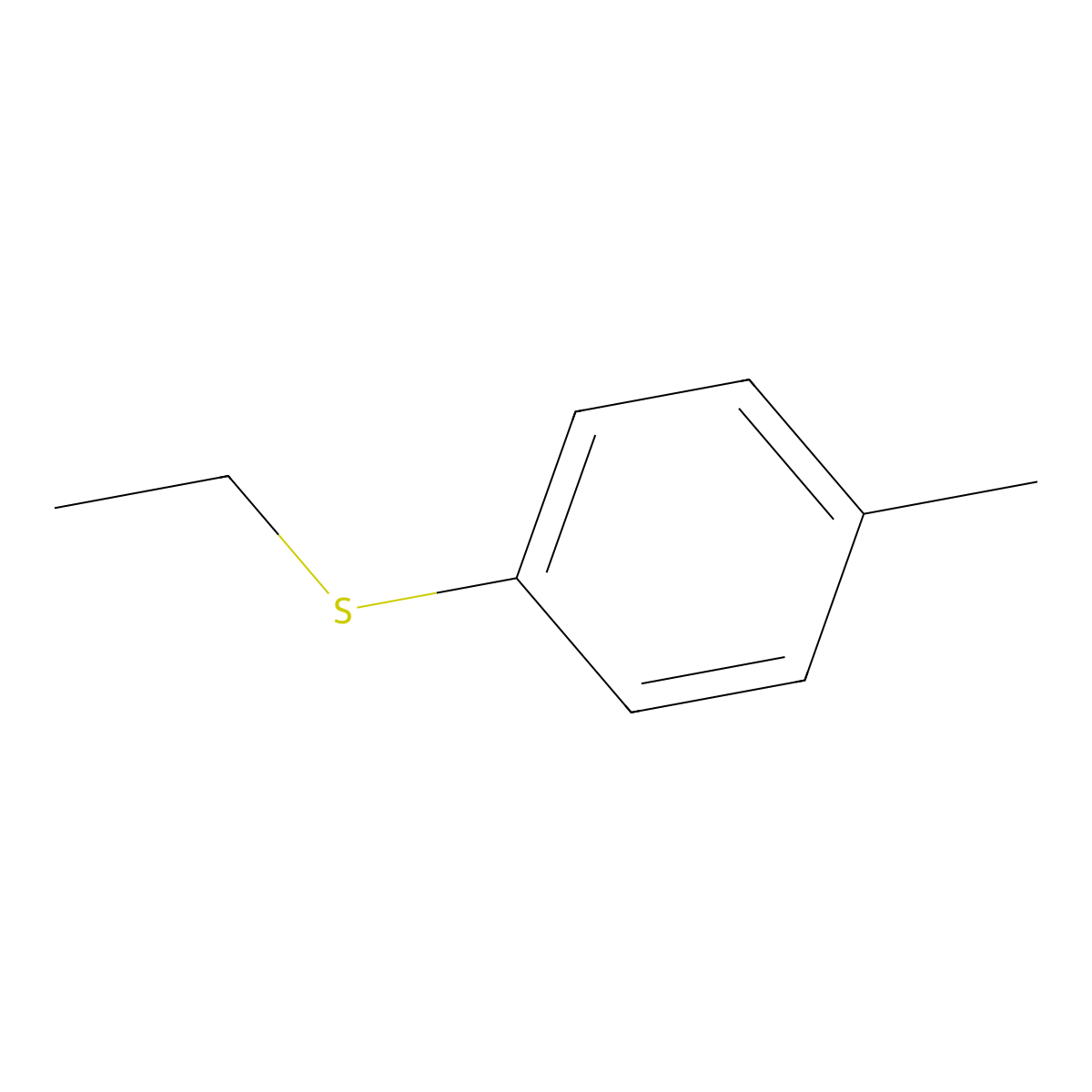 4-(Ethylthio)toluene molecular structure, CAS 622-63-9