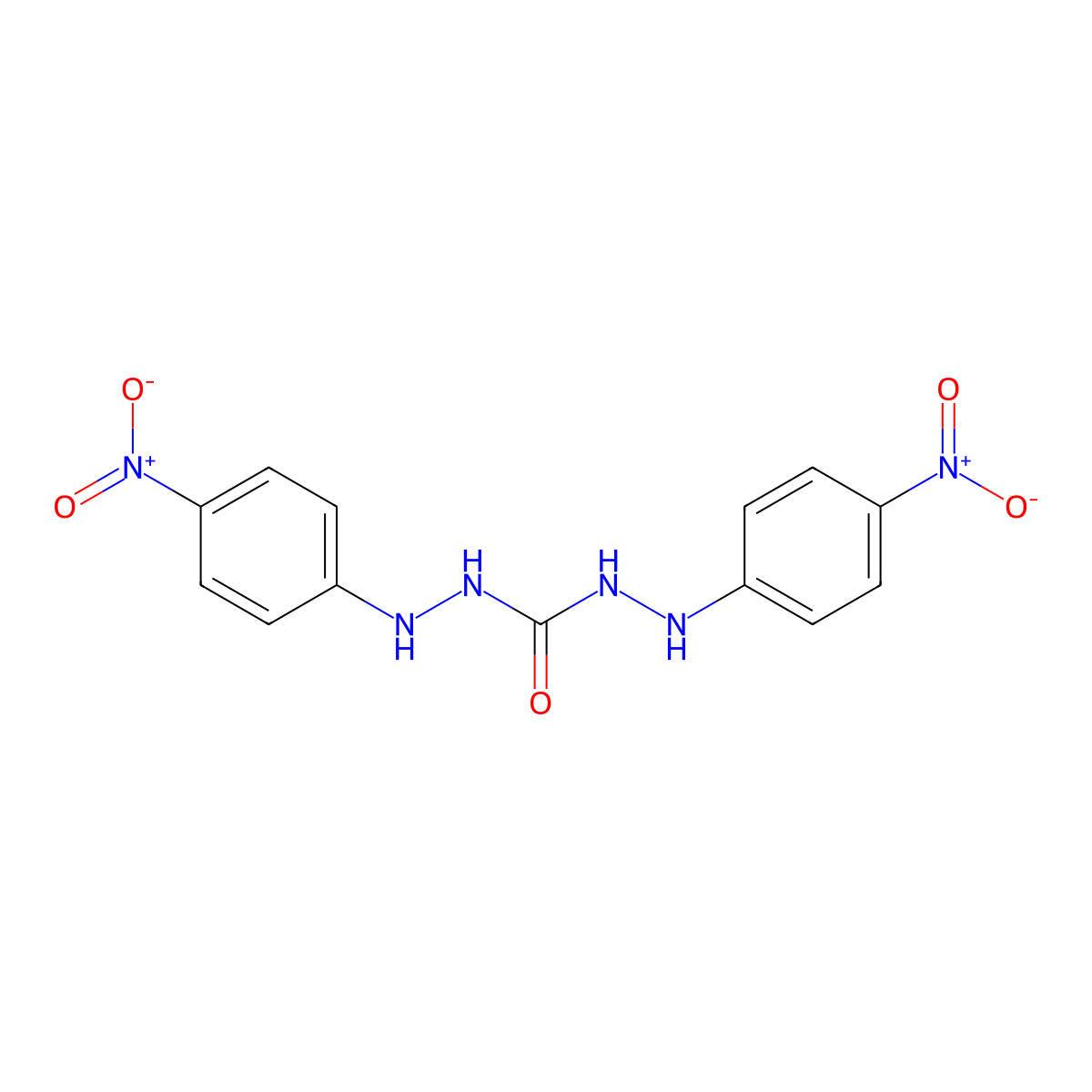 4,4'-Dinitrophenylcarbazide molecular structure, CAS 622-69-5