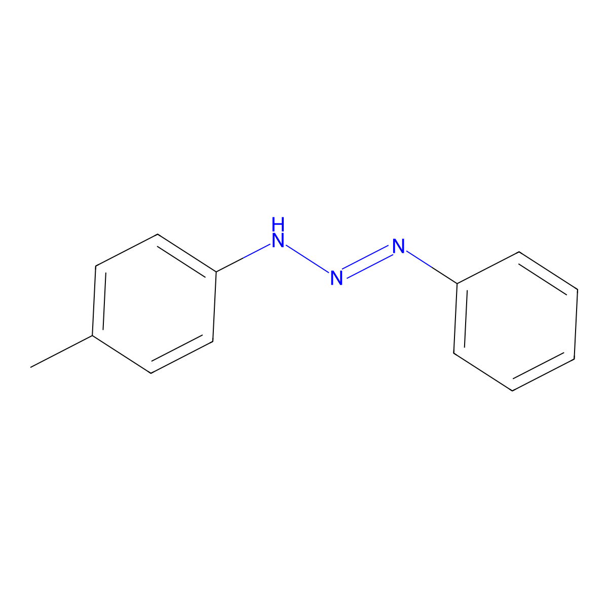 N-[(4-methylphenyl)diazenyl]aniline molecular structure, CAS 622-74-2