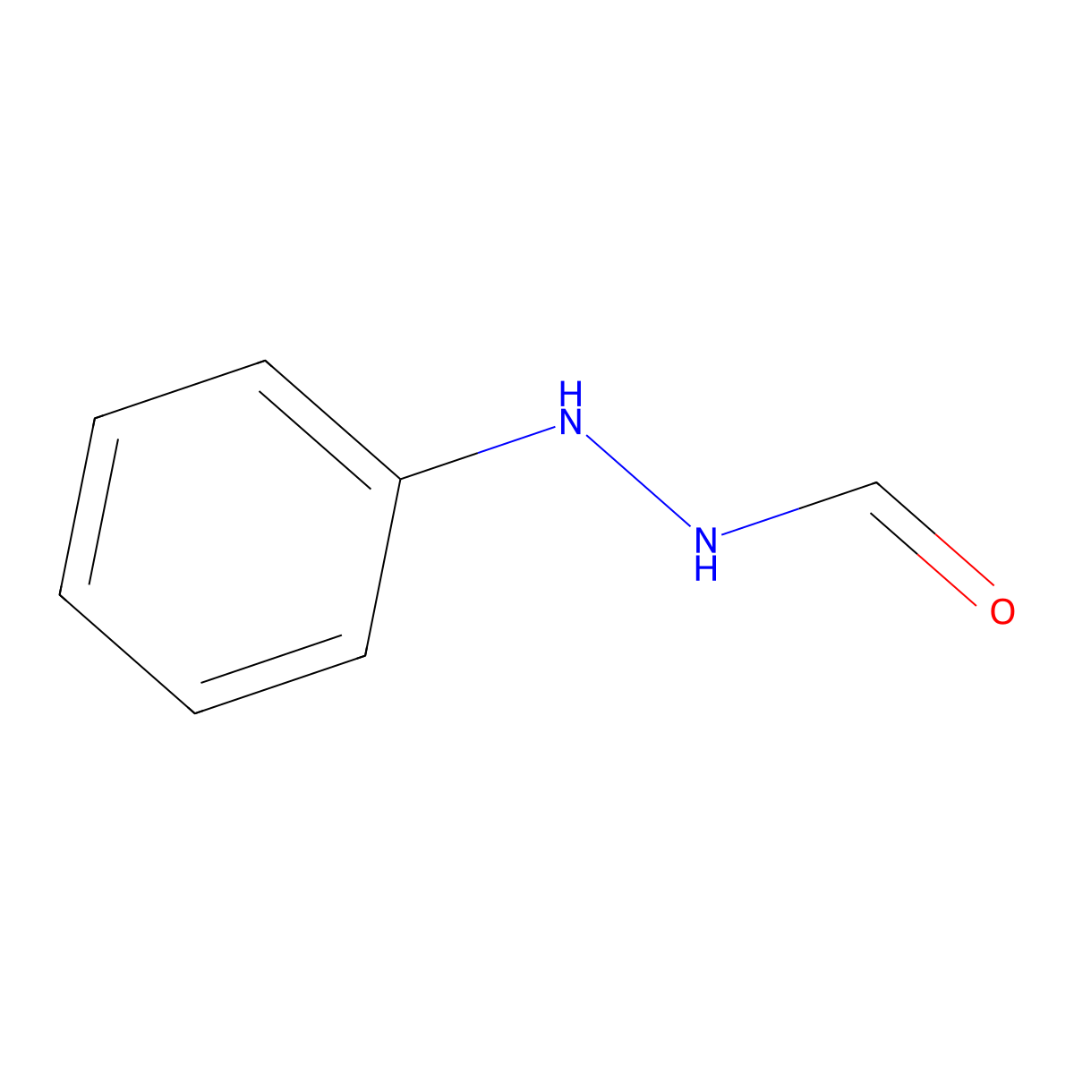 2-Phenylhydrazinecarboxaldehyde molecular structure, CAS 622-84-4