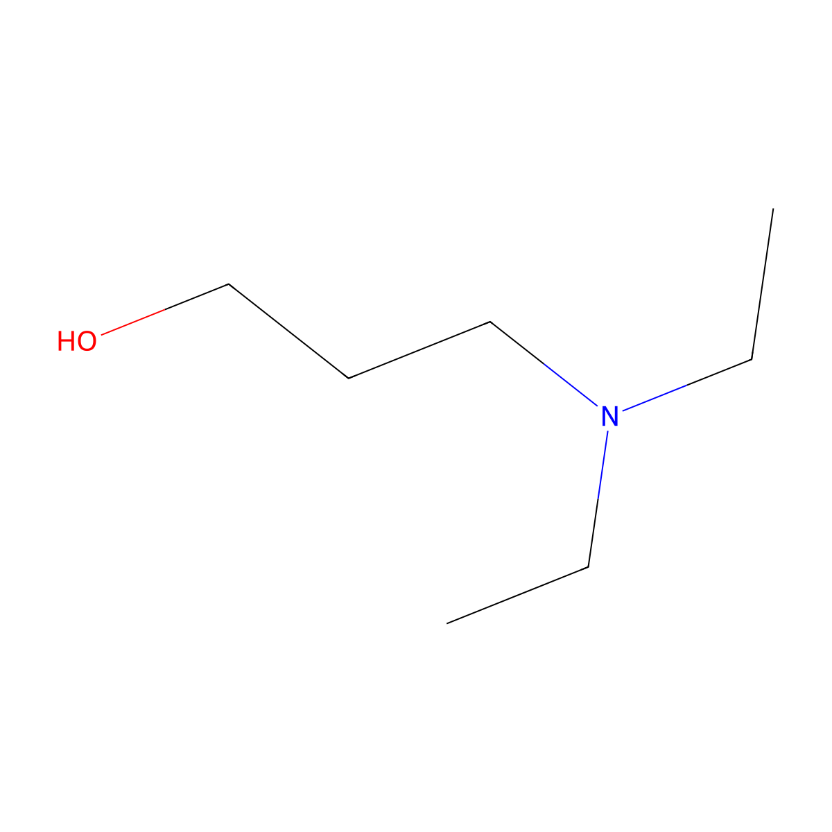 3-(Diethylamino)-1-propanol molecular structure, CAS 622-93-5