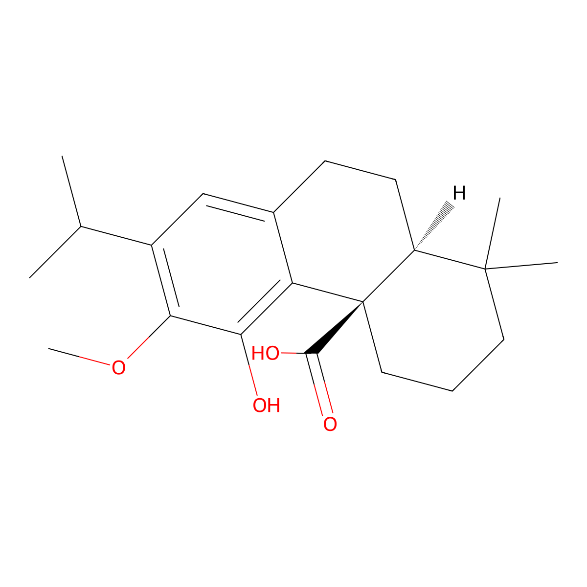 12-Methoxycarnosic Acid molecular structure, CAS 62201-71-2