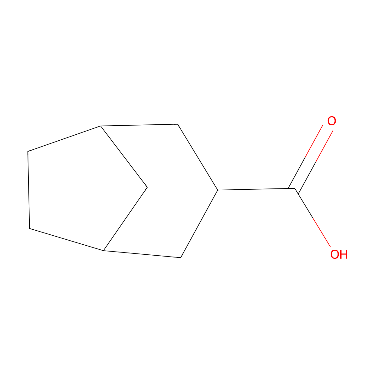 Bicyclo(3.2.1)octane-3-carboxylic acid molecular structure, CAS 6221-65-4