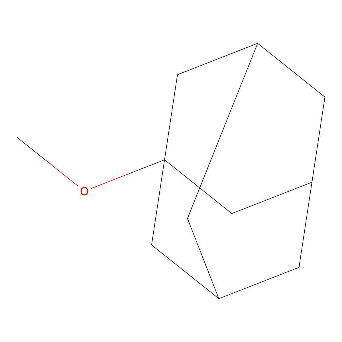 1-Methoxyadamantane molecular structure, CAS 6221-74-5