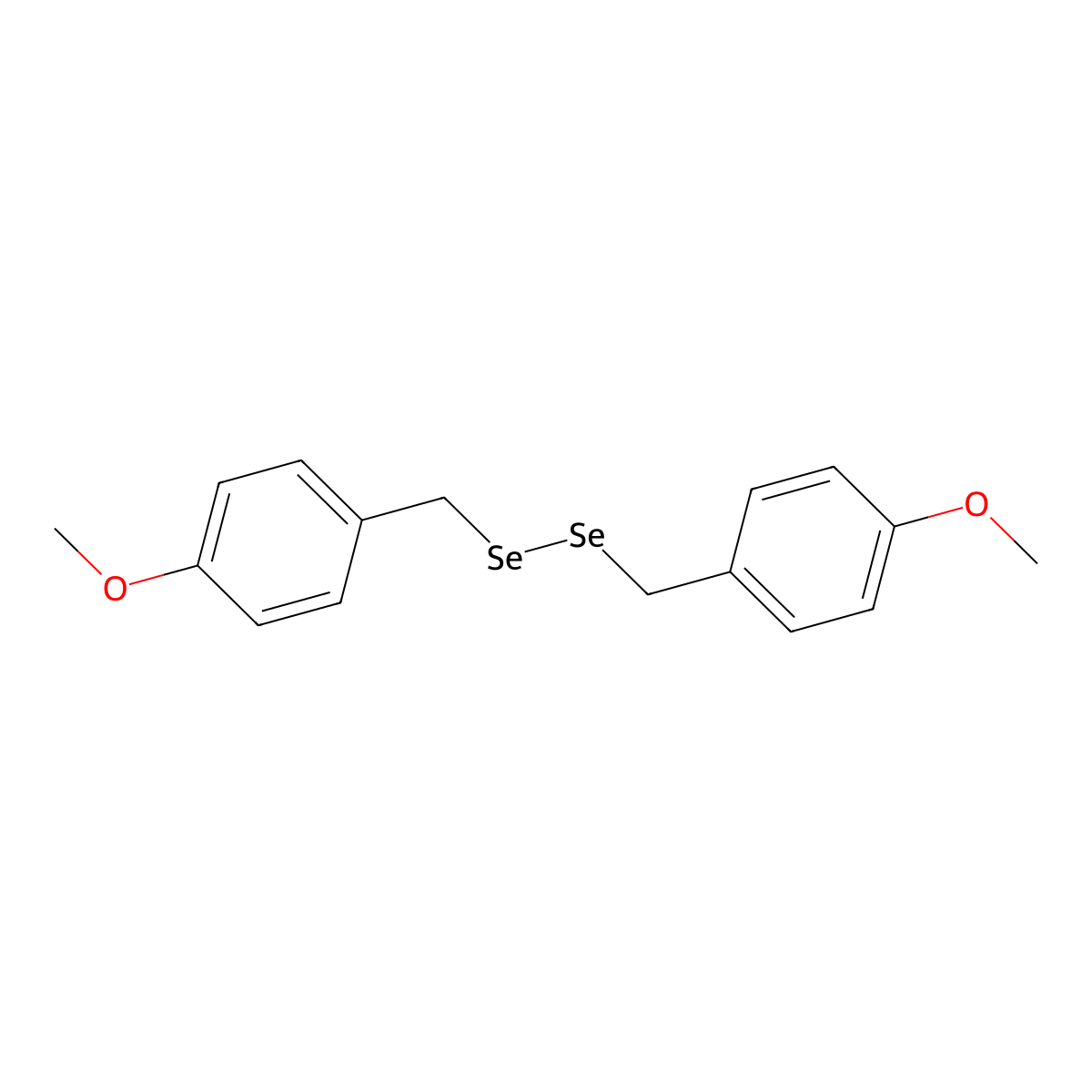 Bis[(4-methoxyphenyl)methyl]diselane molecular structure, CAS 62212-22-0
