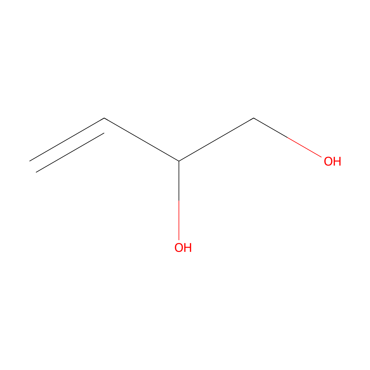 3-Butene-1,2-diol, (2S)- molecular structure, CAS 62214-39-5
