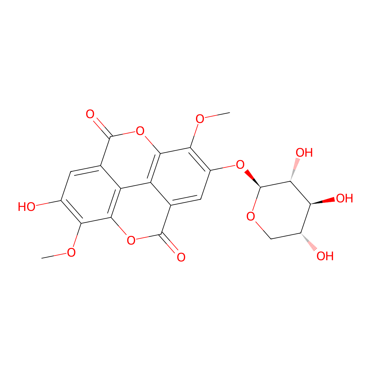 3-O-Methylducheside A molecular structure, CAS 62218-23-9
