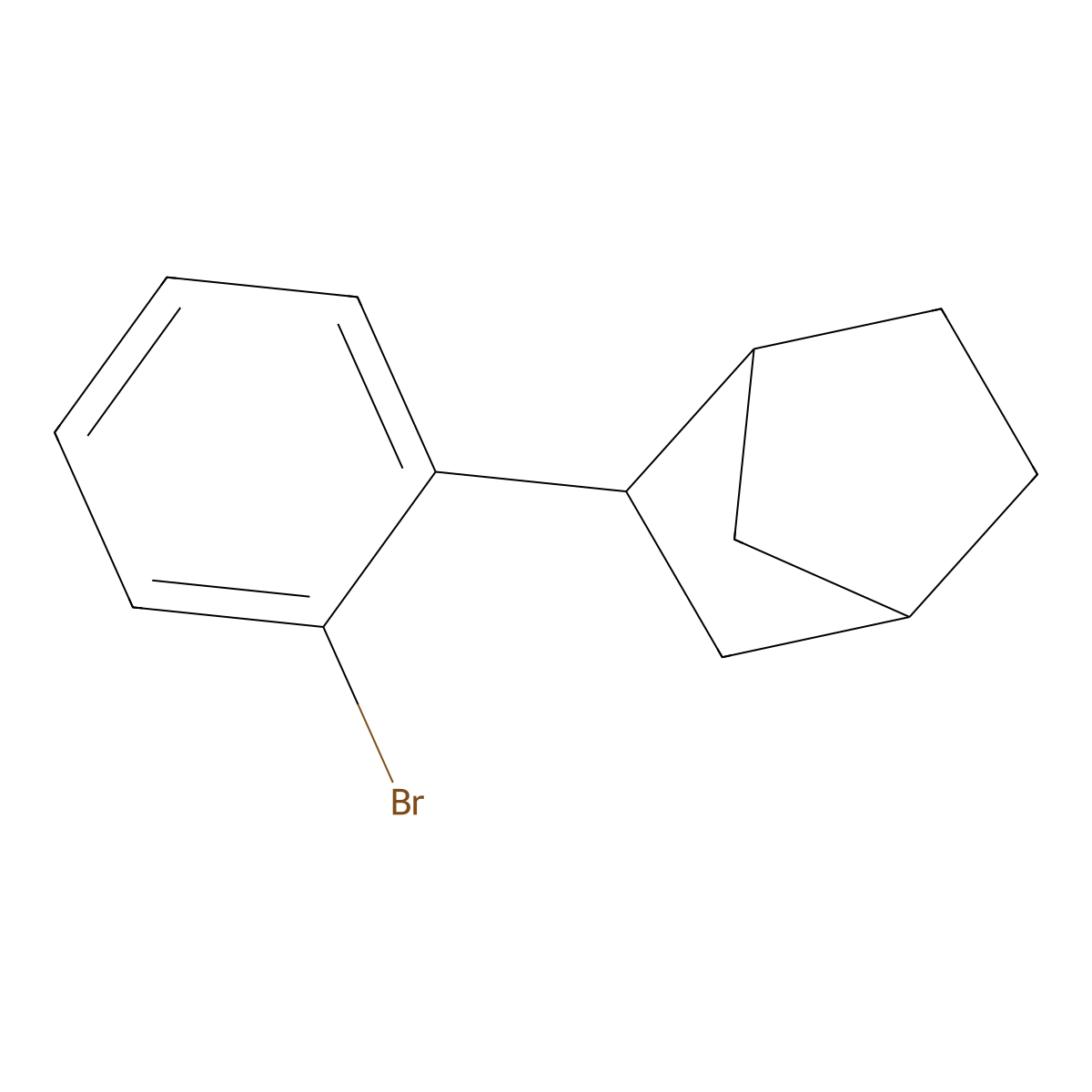 2-(2-Bromophenyl)bicyclo[2.2.1]heptane molecular structure, CAS 62226-44-2
