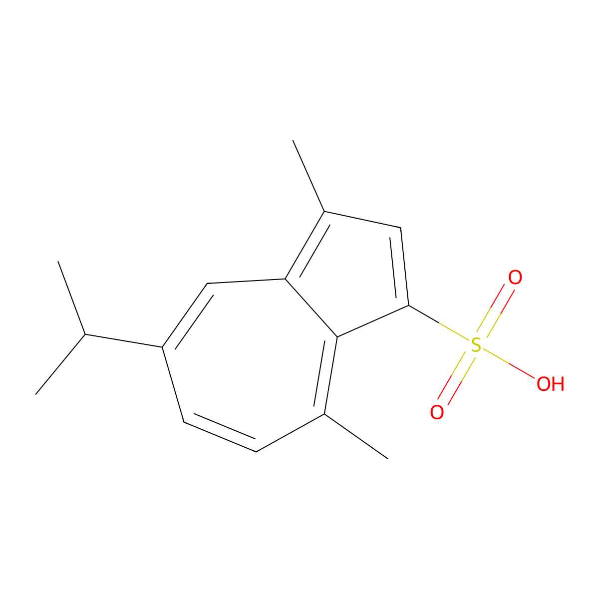 Gualenic Acid molecular structure, CAS 6223-35-4