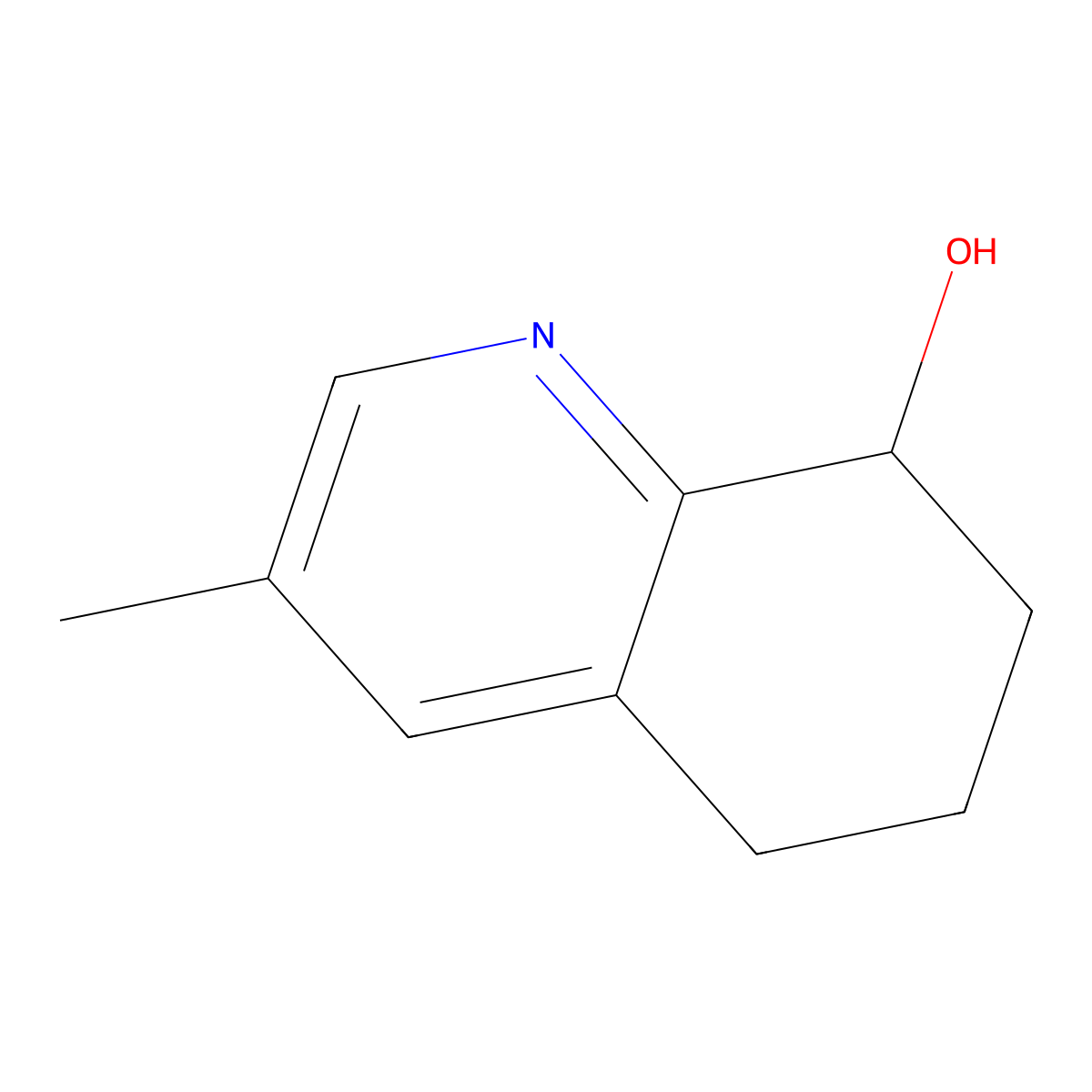 3-Methyl-5,6,7,8-tetrahydroquinolin-8-ol molecular structure, CAS 62230-64-2