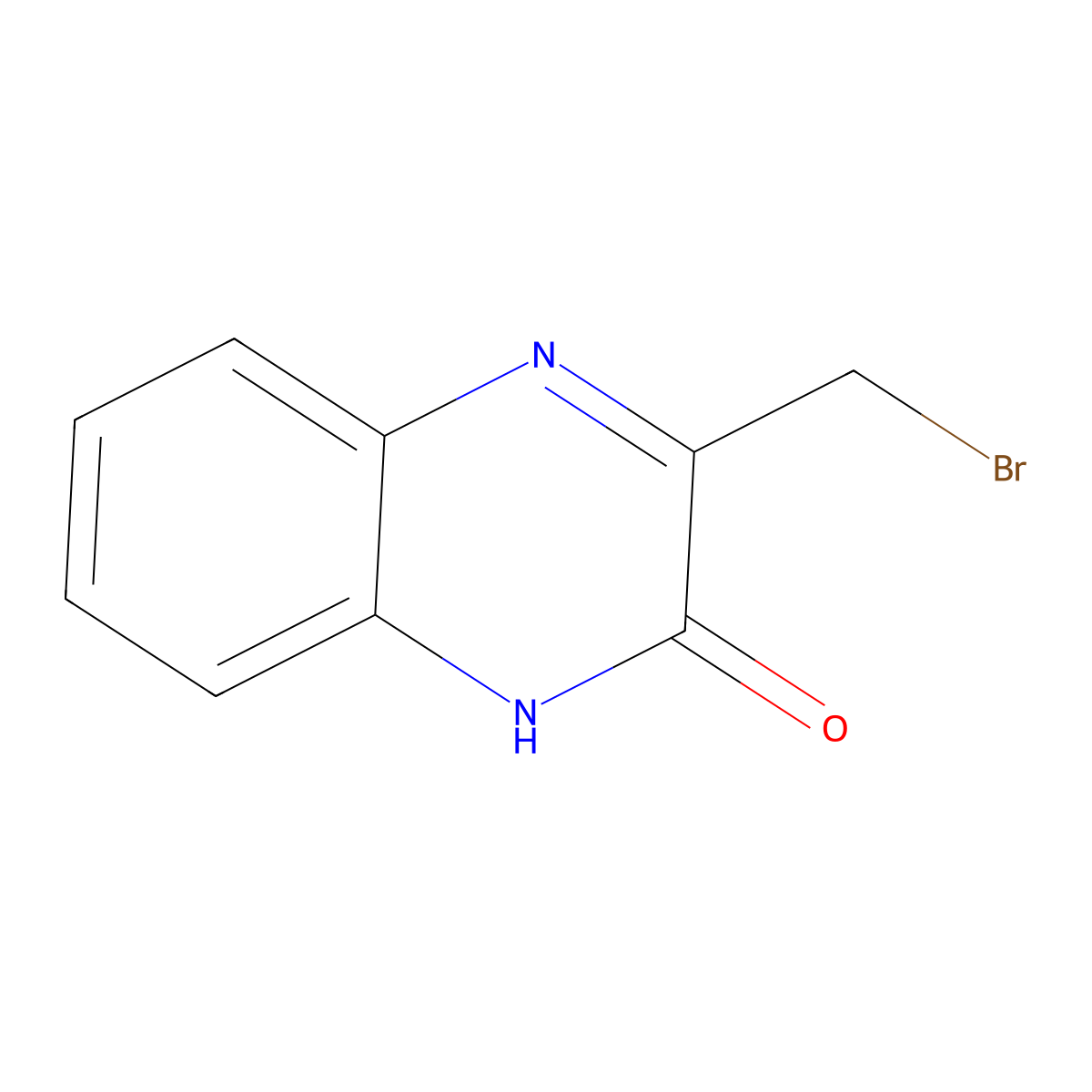3-(Bromomethyl)-1,2-dihydroquinoxalin-2-one molecular structure, CAS 62235-61-4