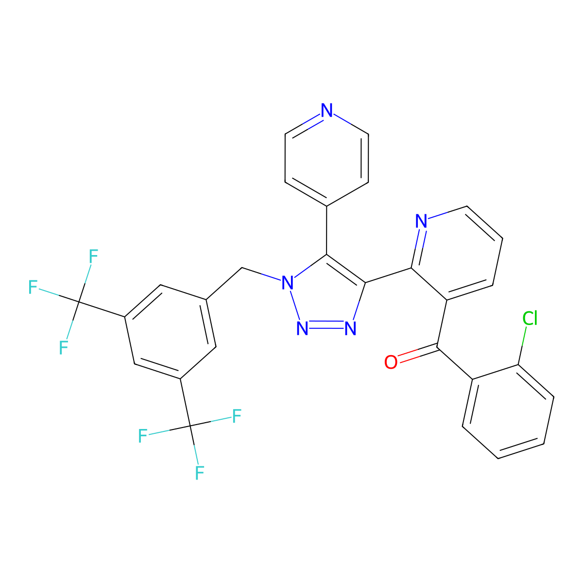 Tradipitant molecular structure, CAS 622370-35-8