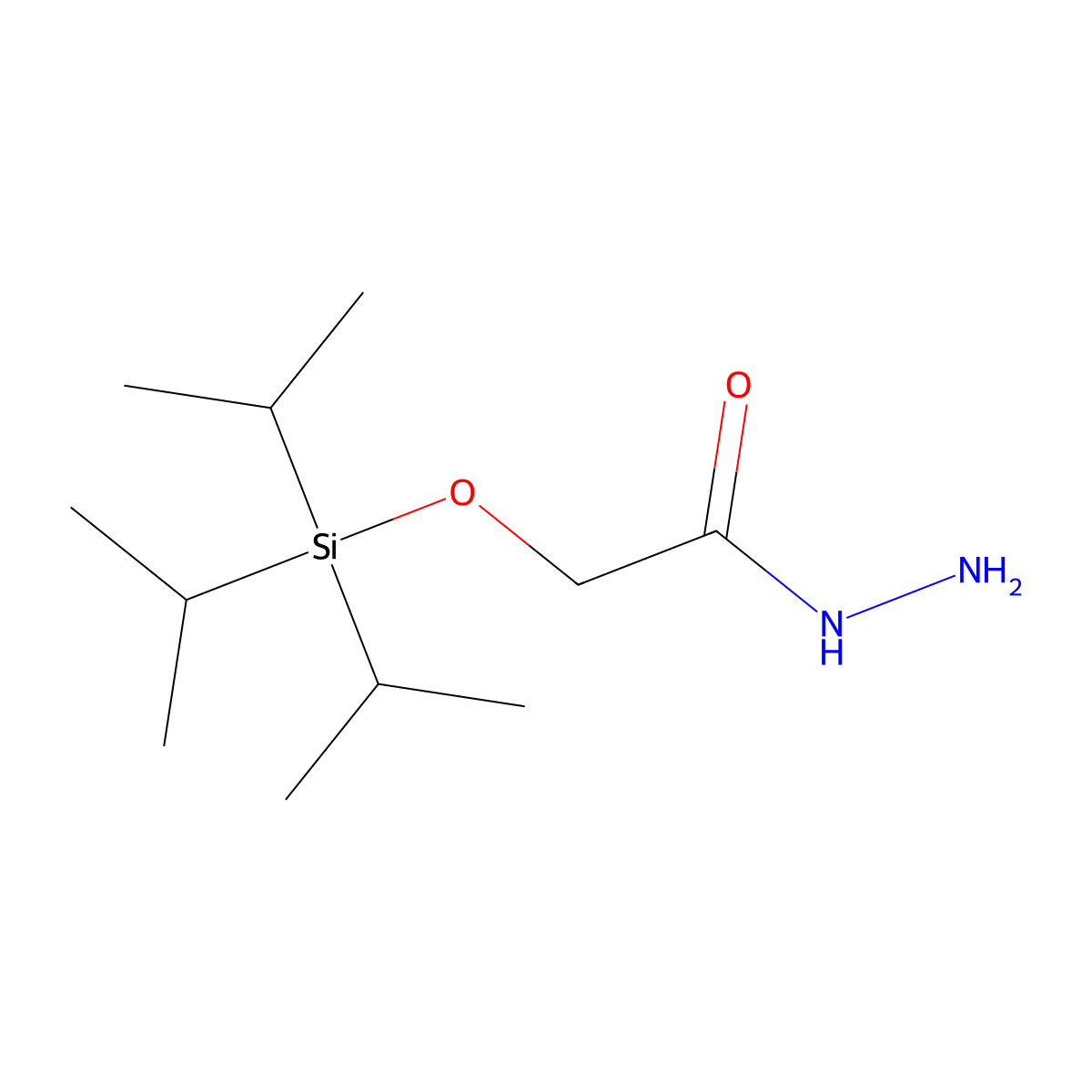 2-((Triisopropylsilyl)oxy)acetohydrazide molecular structure, CAS 622373-93-7