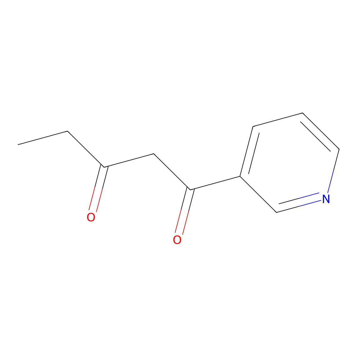 1-(Pyridin-3-yl)pentane-1,3-dione molecular structure, CAS 622403-56-9