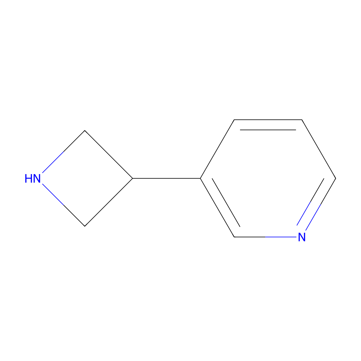3-(Azetidin-3-yl)pyridine molecular structure, CAS 62247-32-9