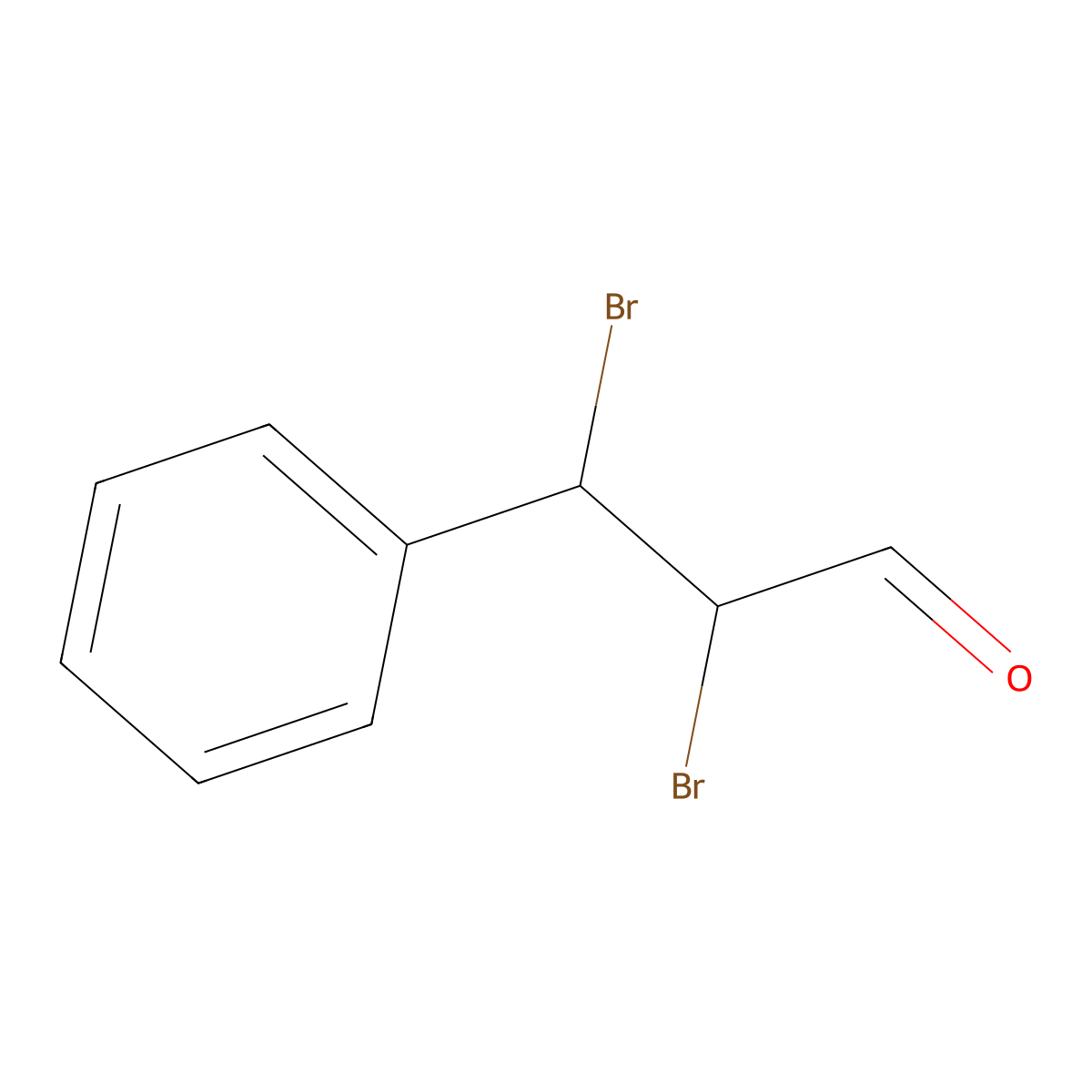 2,3-Dibromo-3-phenylpropanal molecular structure, CAS 62248-40-2