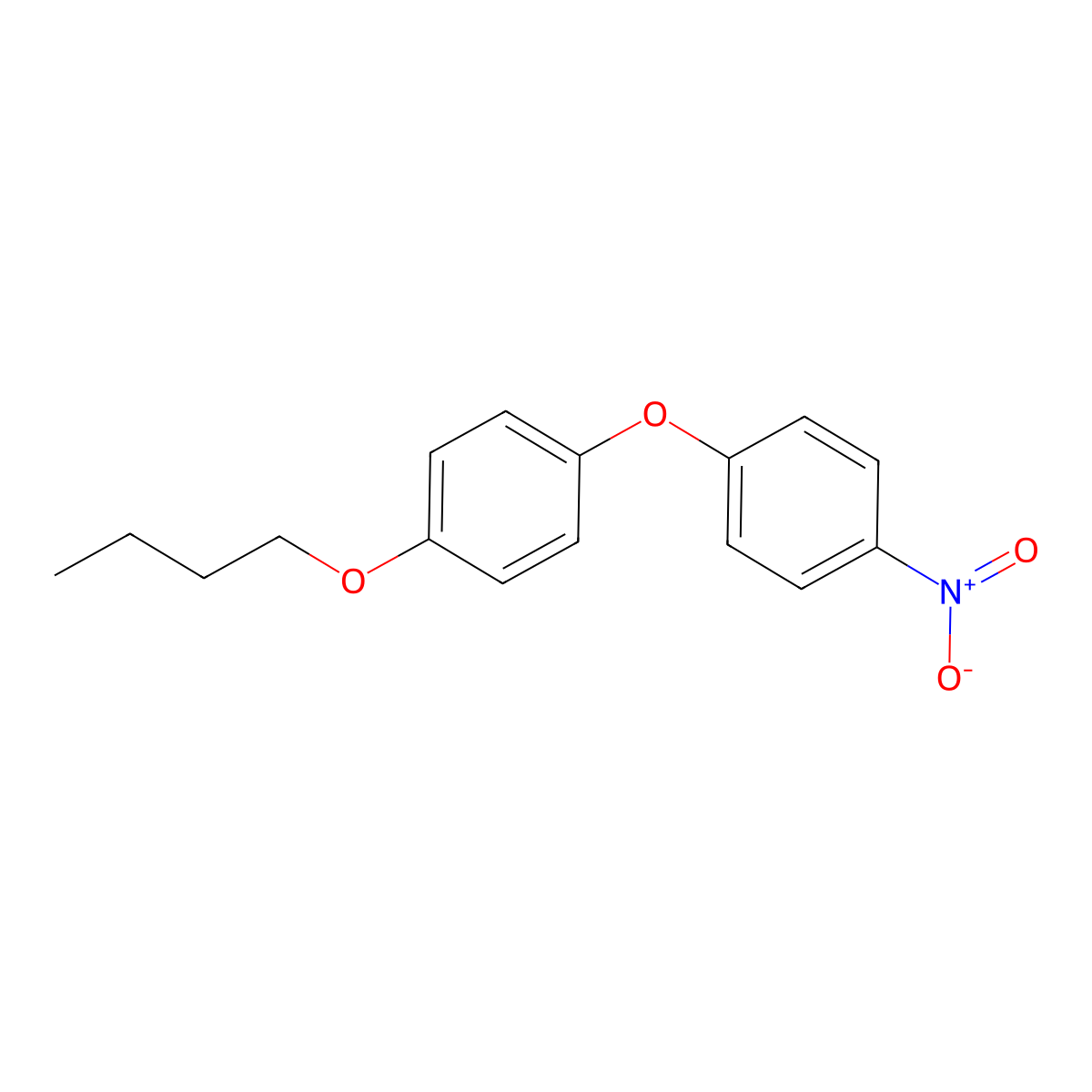 1-Butoxy-4-(4-nitrophenoxy)benzene molecular structure, CAS 62248-42-4