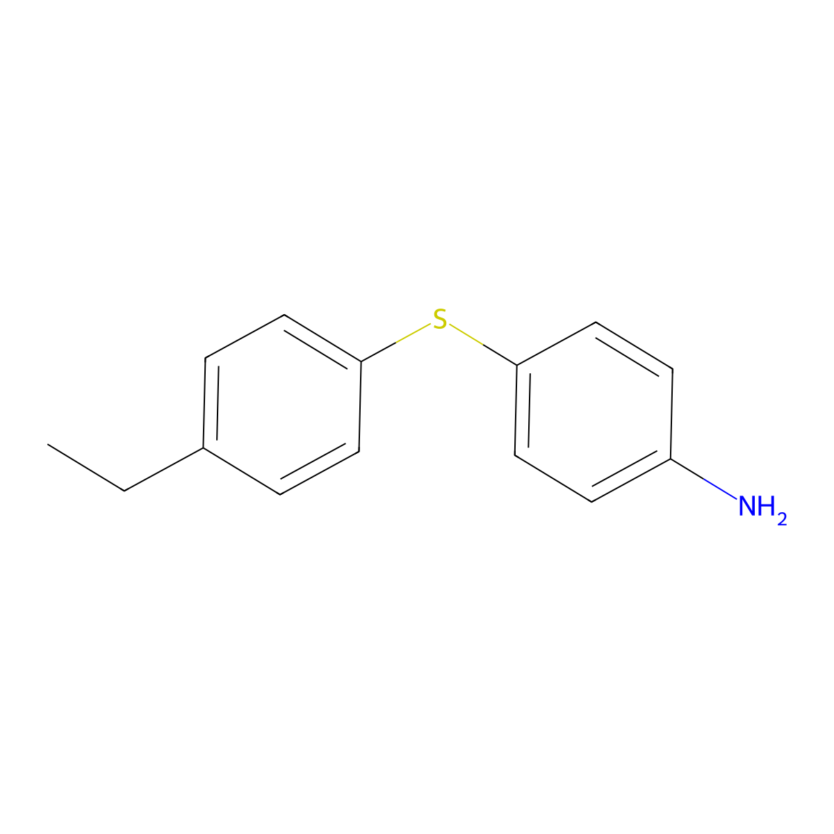 4-[(4-Ethylphenyl)sulfanyl]aniline molecular structure, CAS 62248-48-0