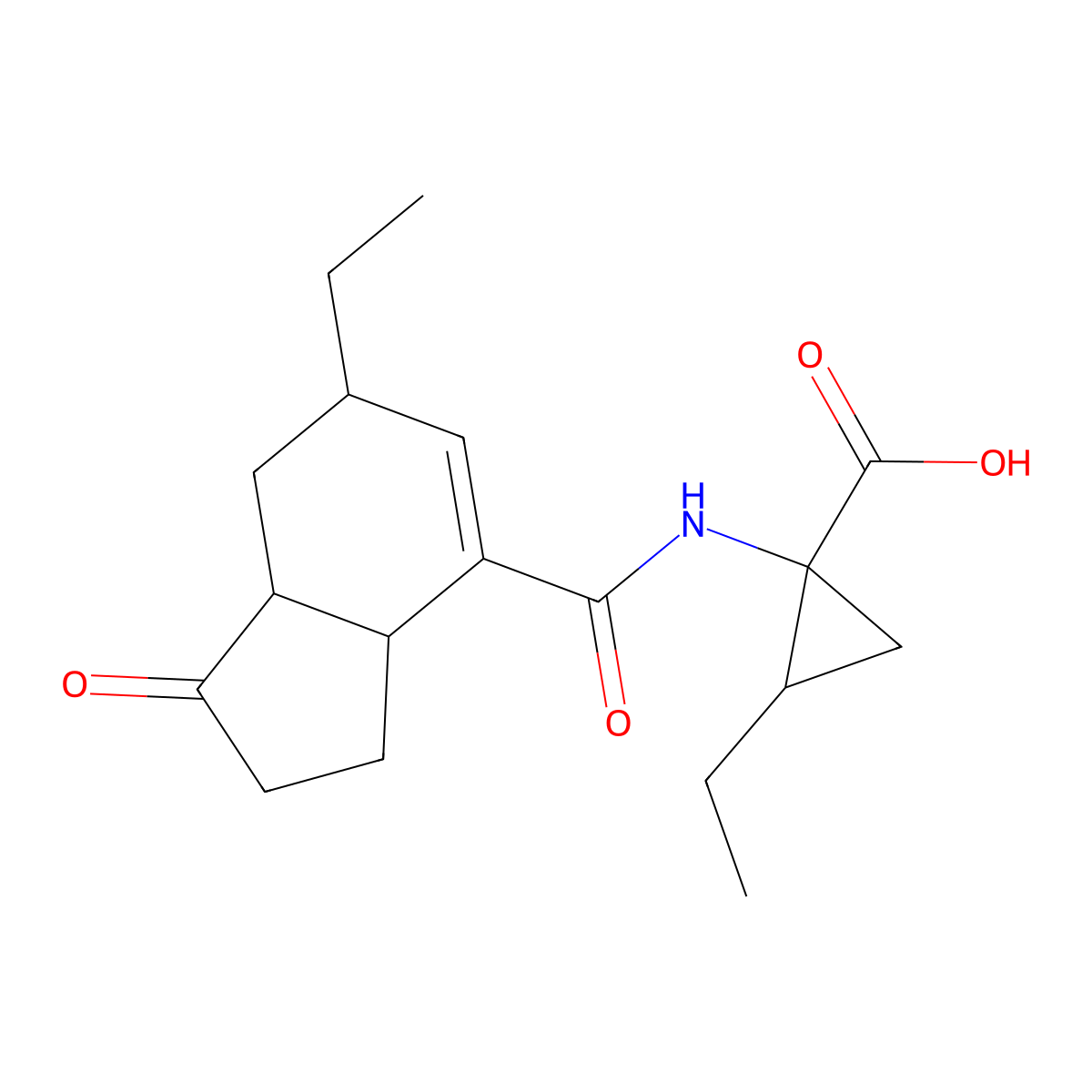 Coronatine molecular structure, CAS 62251-96-1
