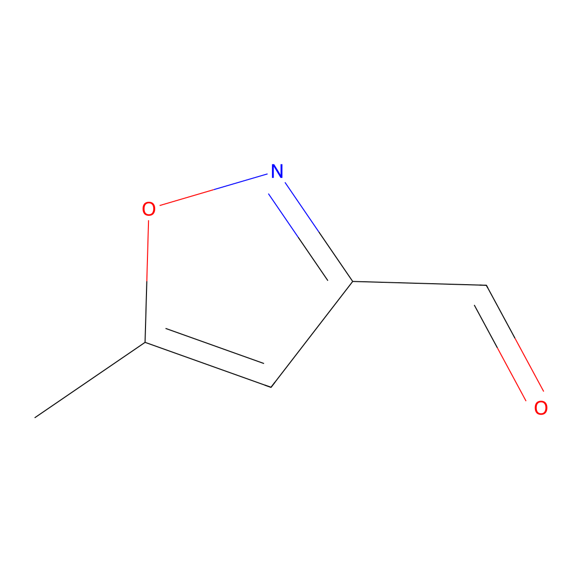 5-Methyl-1,2-oxazole-3-carbaldehyde molecular structure, CAS 62254-74-4