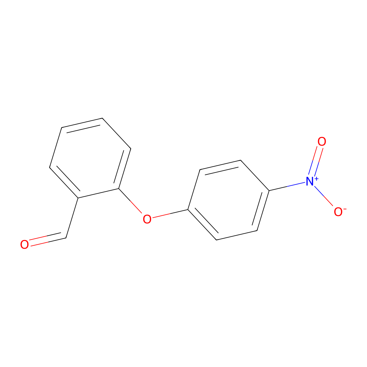 2-(4-Nitrophenoxy)benzaldehyde molecular structure, CAS 62256-41-1