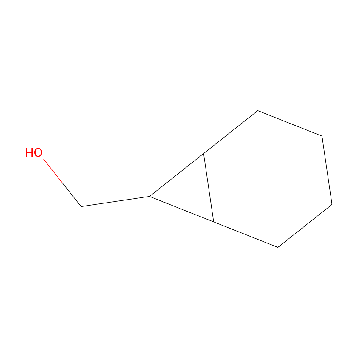 Bicyclo[4.1.0]heptan-7-ylmethanol molecular structure, CAS 6226-39-7