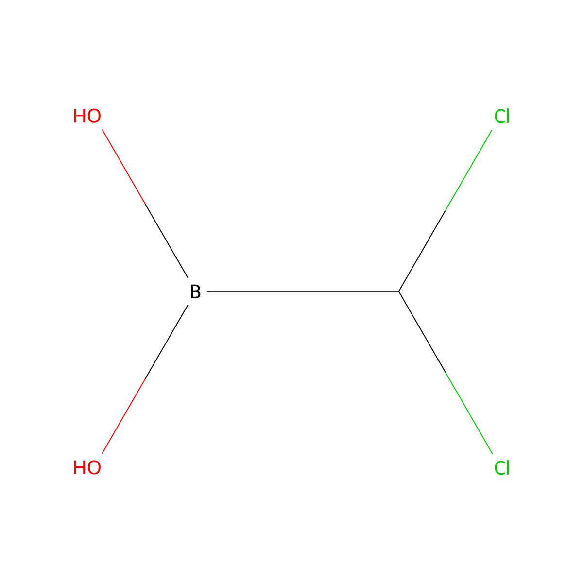(Dichloromethyl)boronic acid molecular structure, CAS 62260-98-4