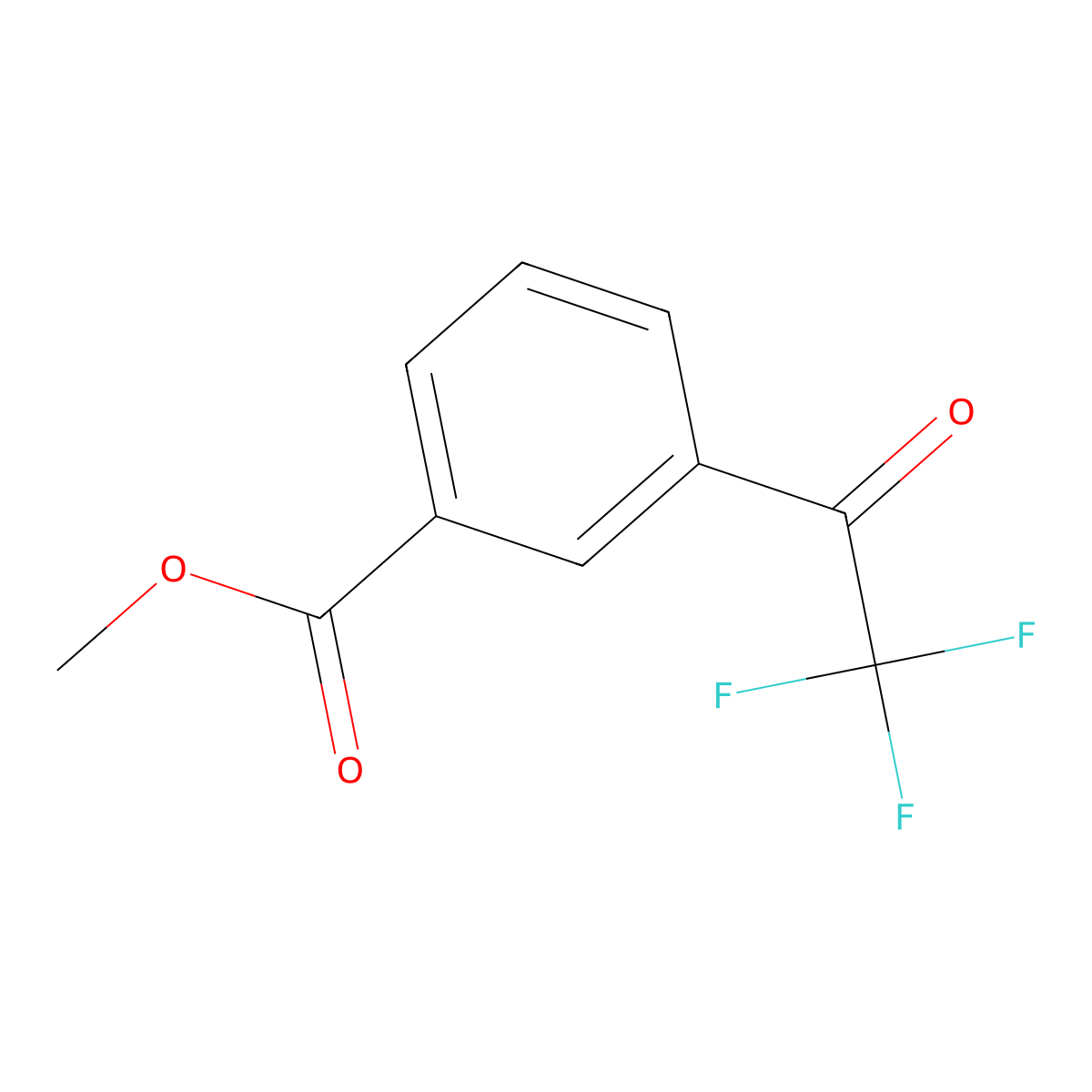Methyl 3-(trifluoroacetyl)benzoate molecular structure, CAS 62263-11-0