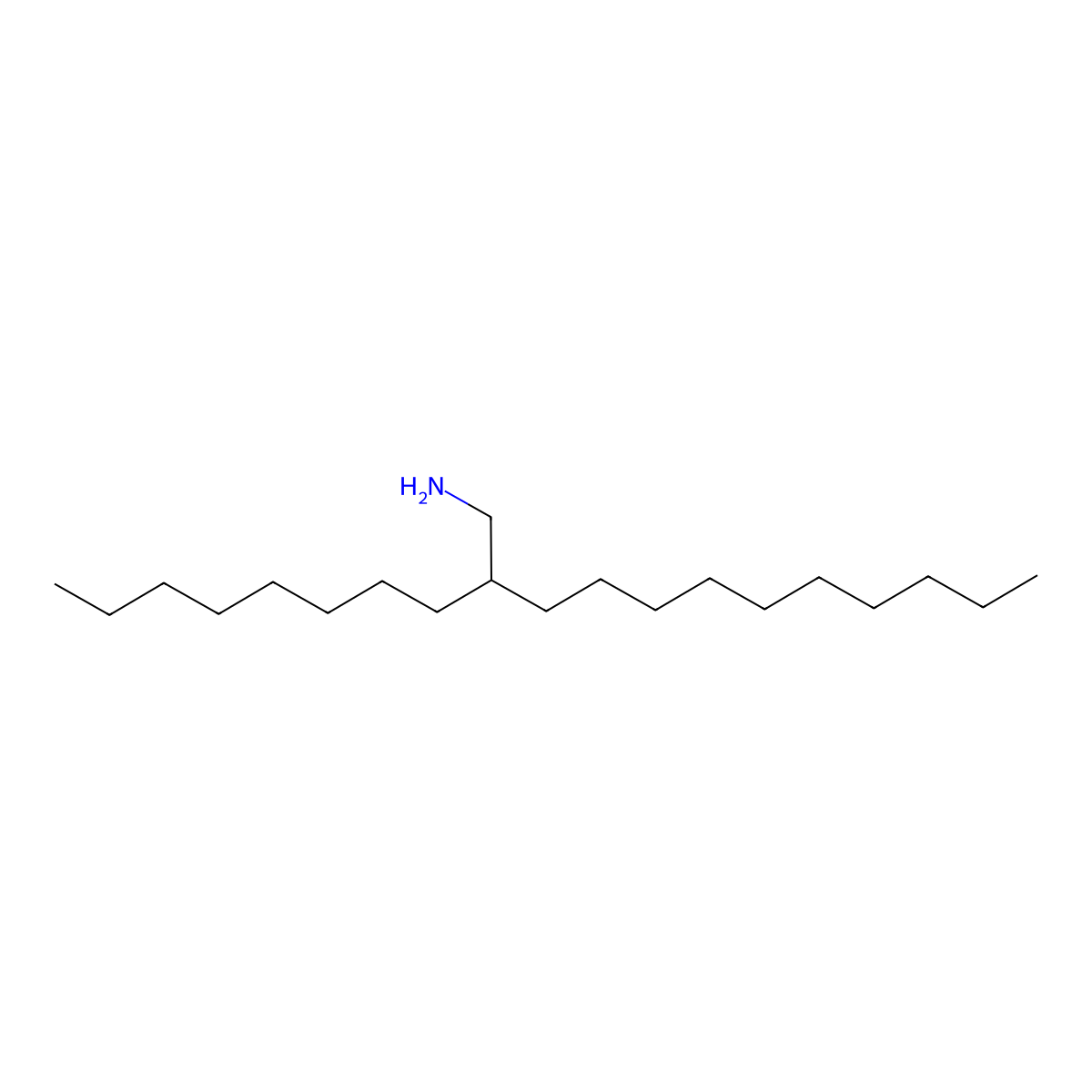 2-n-Octyl-1-dodecylamine molecular structure, CAS 62281-06-5