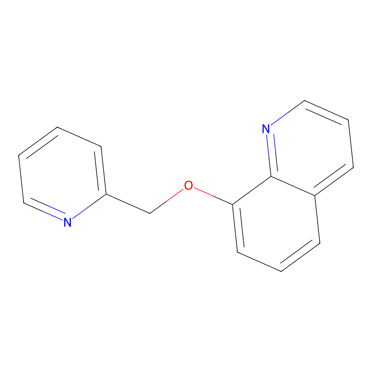8-[(Pyridin-2-yl)methoxy]quinoline molecular structure, CAS 622828-38-0