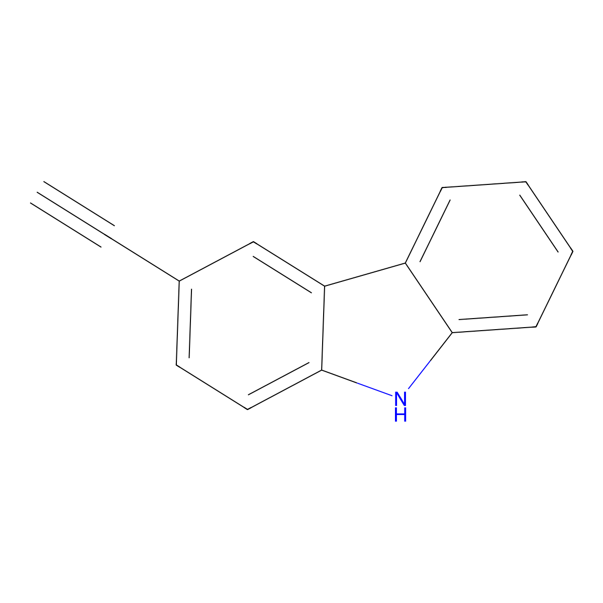 3-Ethynyl-9H-carbazole molecular structure, CAS 622842-91-5
