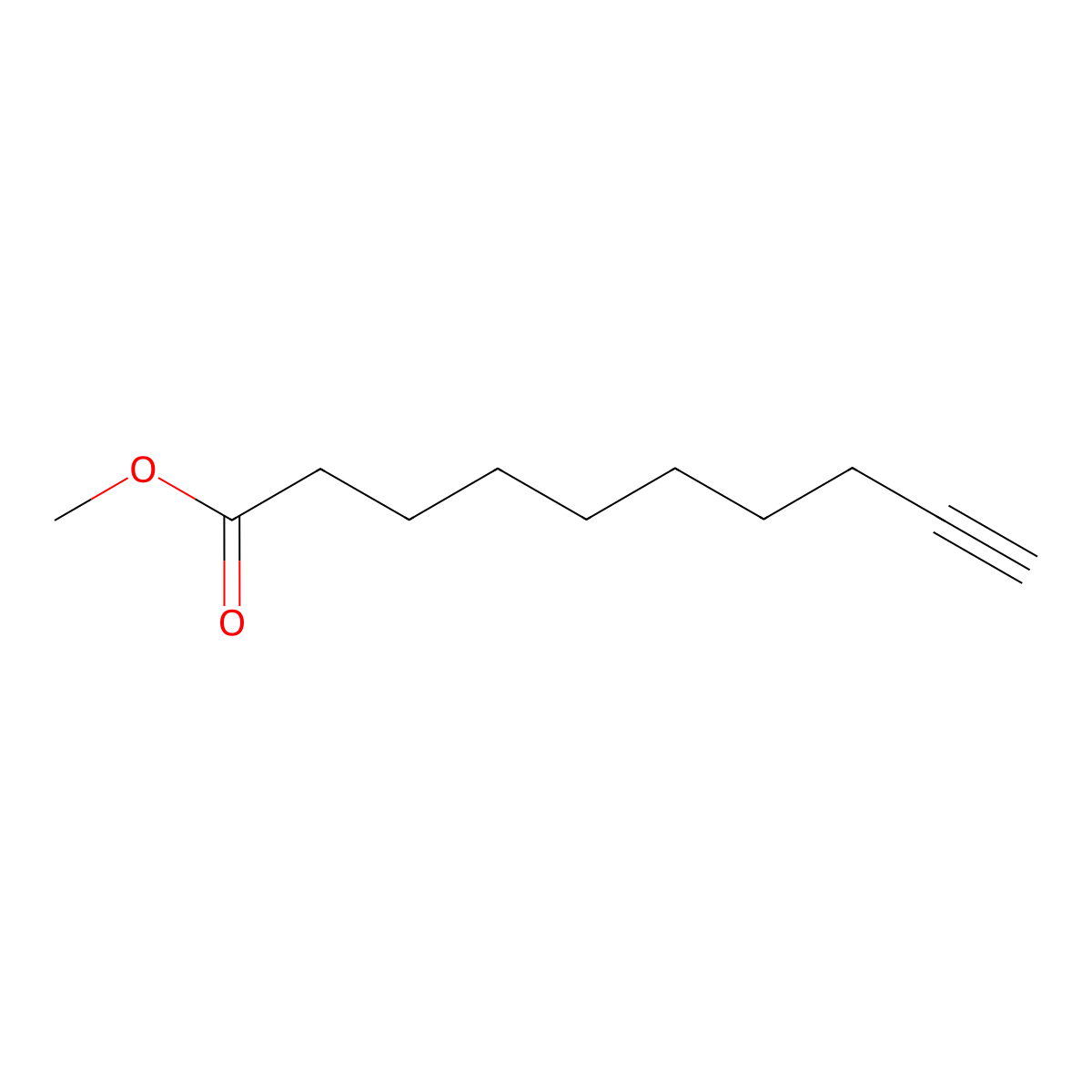 Methyl Dec-9-ynoate molecular structure, CAS 62285-66-9