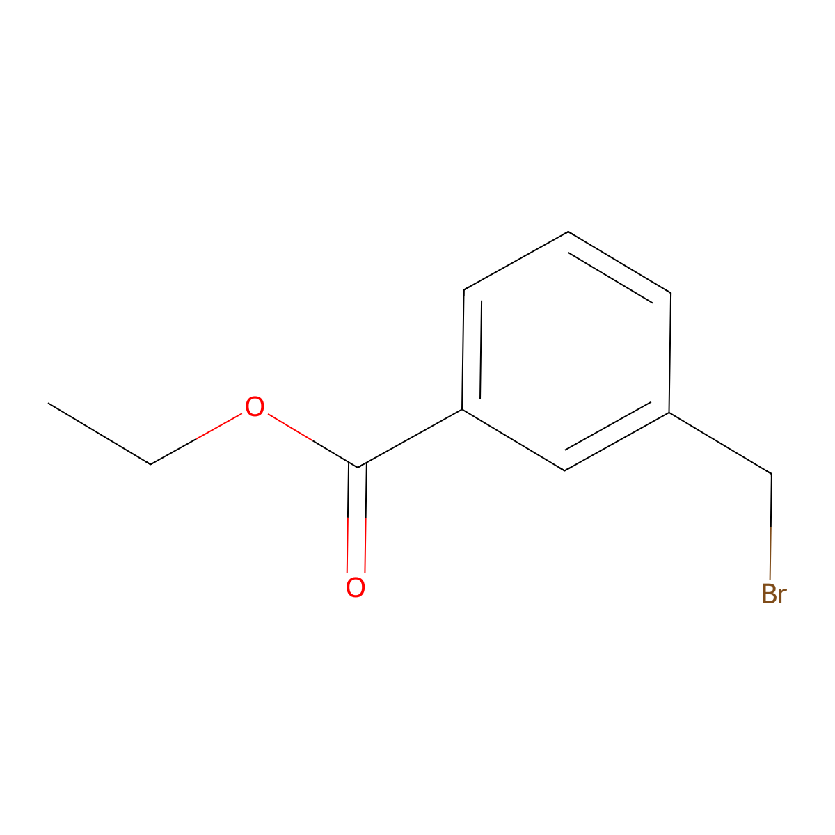 Ethyl 3-(bromomethyl)benzoate molecular structure, CAS 62290-17-9