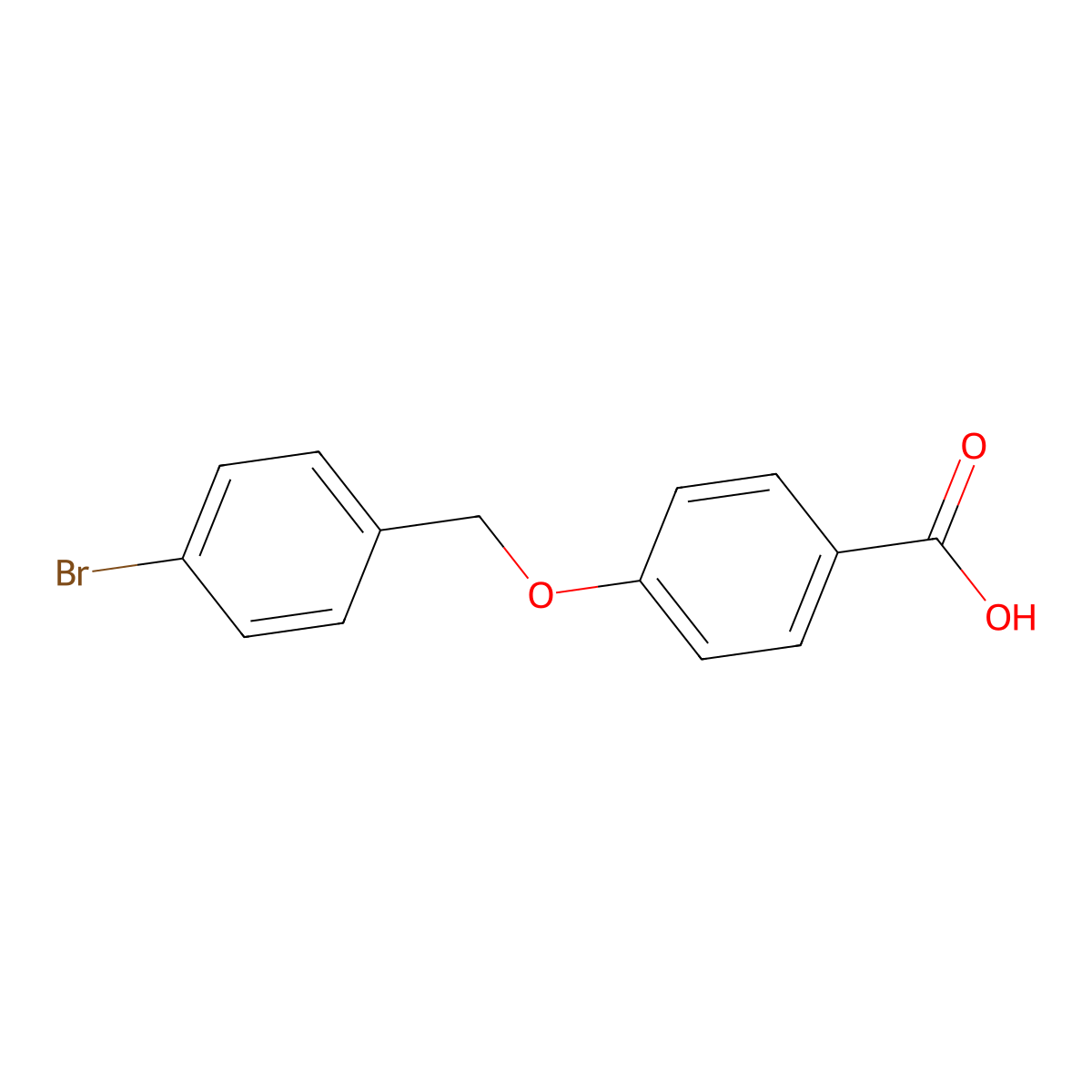4-[(4-Bromobenzyl)oxy]benzoic acid molecular structure, CAS 62290-41-9