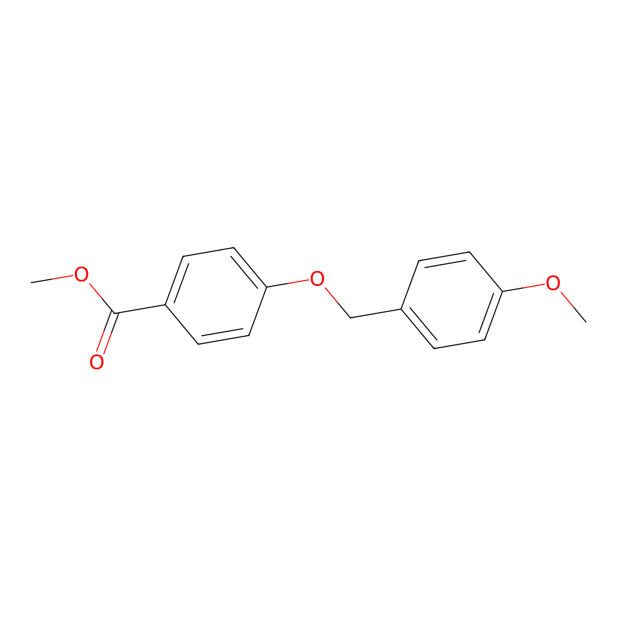 Methyl 4-[(4-methoxyphenyl)methoxy]benzoate molecular structure, CAS 62290-50-0